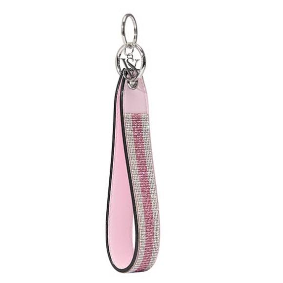 Victoria's Secret Heritage Stripe Wristlet Strap Keychain - Picture 1 of 2